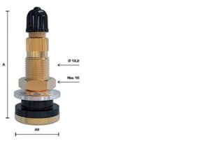 Traktorventil TR618 Mässing