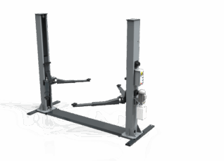 Protools 2-pelarlyft 4 ton med fundament