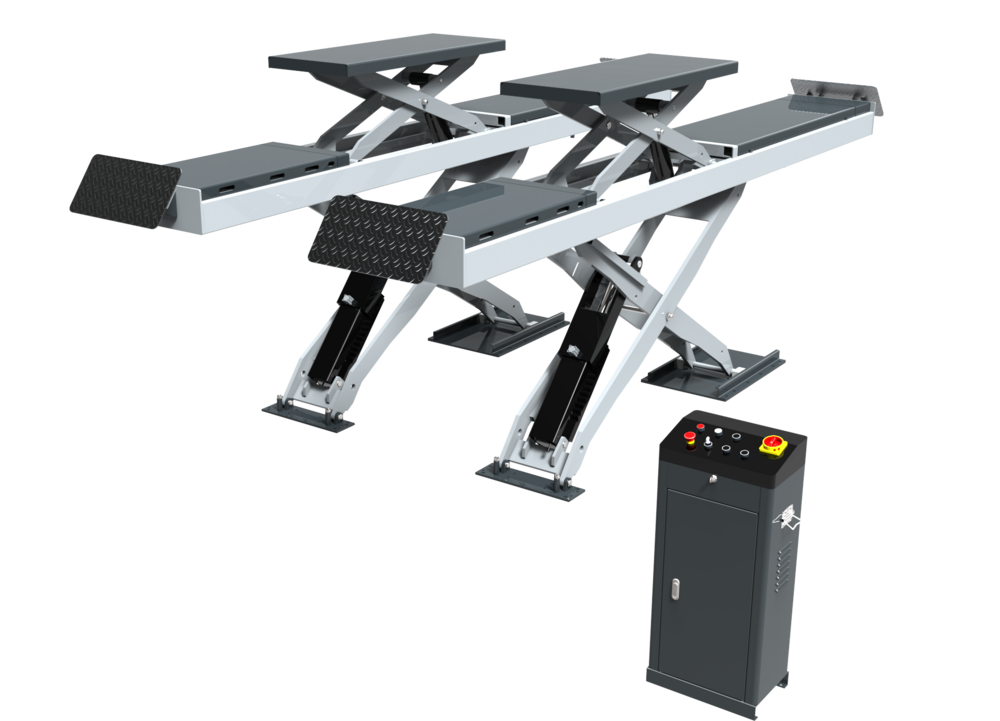 Protools körbanesaxlyft 4 ton med inbyggd sax