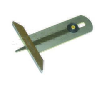 Mönsterdjupsmätare platt metall