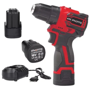 Batteridriven borrmaskin + 2st batterier