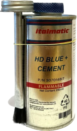 HD blå självhärdande cement